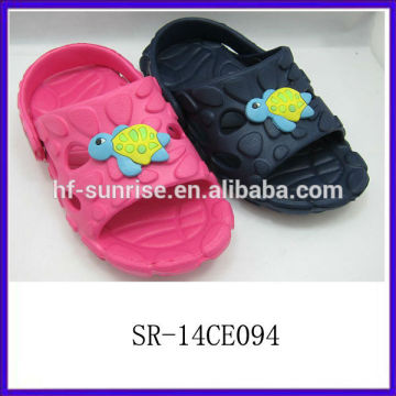 SR-14CE094 new stylish fashion eva kids slippers kids cute bedroom slippers cheap eva cartoon kids chinese slippers